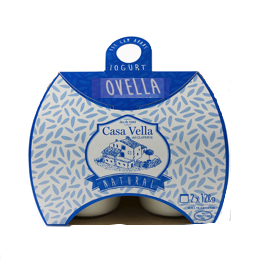 IOGURT OVELLA 2x128g Natural